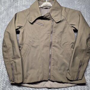 Nau Women's M Green‎ Asymmetrical Zip Softshell Jacket Recycled Eco Circle